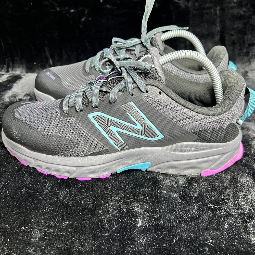 New Balance Fresh Foam 510 V6 Womens US 9.5 B Trail Running Shoes Black Sneakers